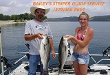 Striper fishing guide service